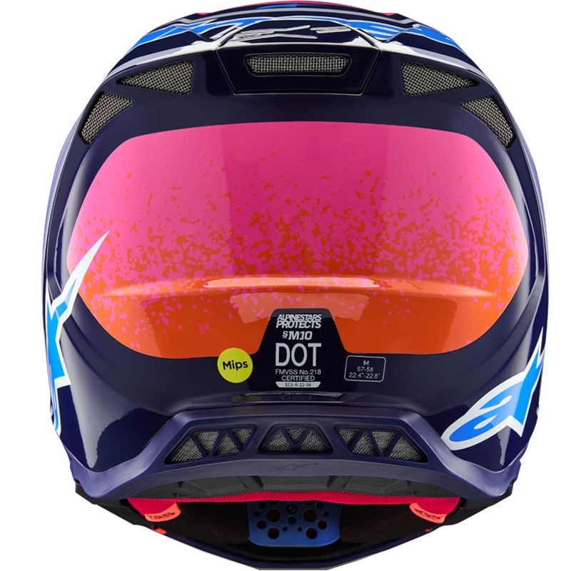 Мотокрос каска Alpinestars Supertech S-M10 Limited Edition Records, сива
