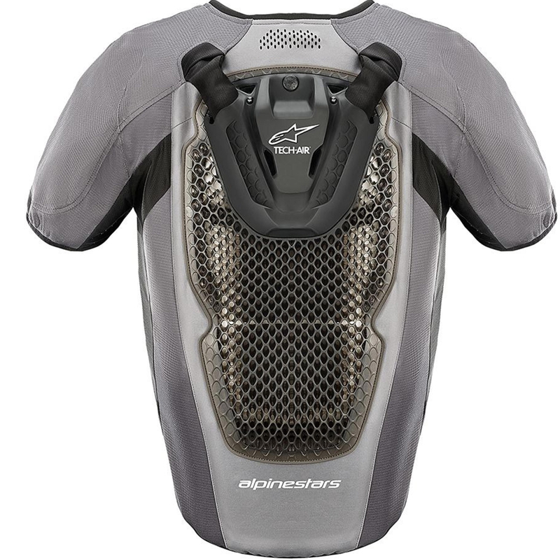 Жилетка с въздушна възглавница Alpinestars TECH-AIR®5 V2, сиво-черна