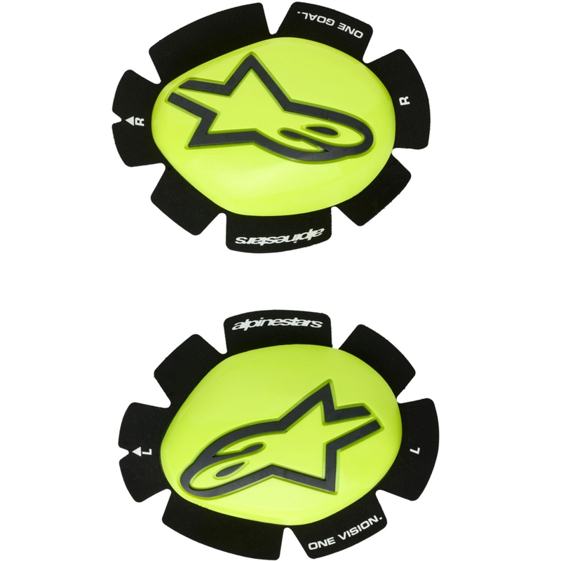 Плъзгачи Alpinestars GP Plus, 2 броя, флуоресцентно жълто-черни
