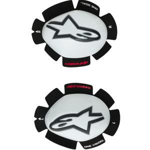 Наколенки Alpinestars GP Tech, бяло-черни