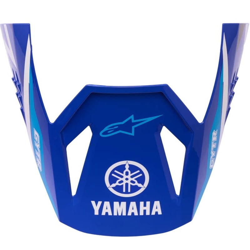 Alpinestars S-M3 Yamaha колекция визьор за мотоциклетна каска синьо-бяла