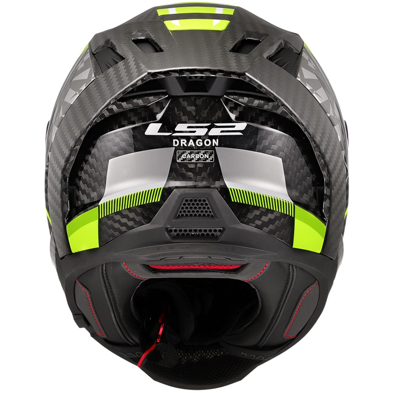 Интегрална мотоциклетна каска LS2 FF807 Dragon Trax флуорово жълто