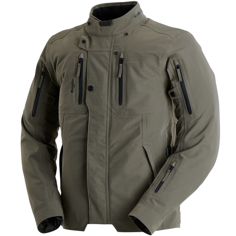 Мотоциклетно яке Furygan Harris Trooper в цвят каки зелено
