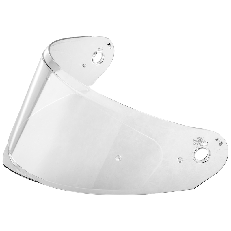 Козирка за мотоциклетни каски NOX N350 с подготовка за Pinlock, прозрачна