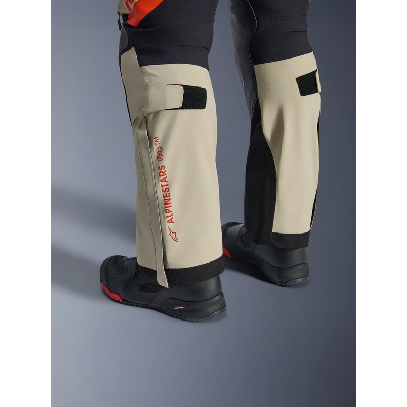 Мото панталон Alpinestars Halo PRO Drystar XF, кремаво-черно-червен