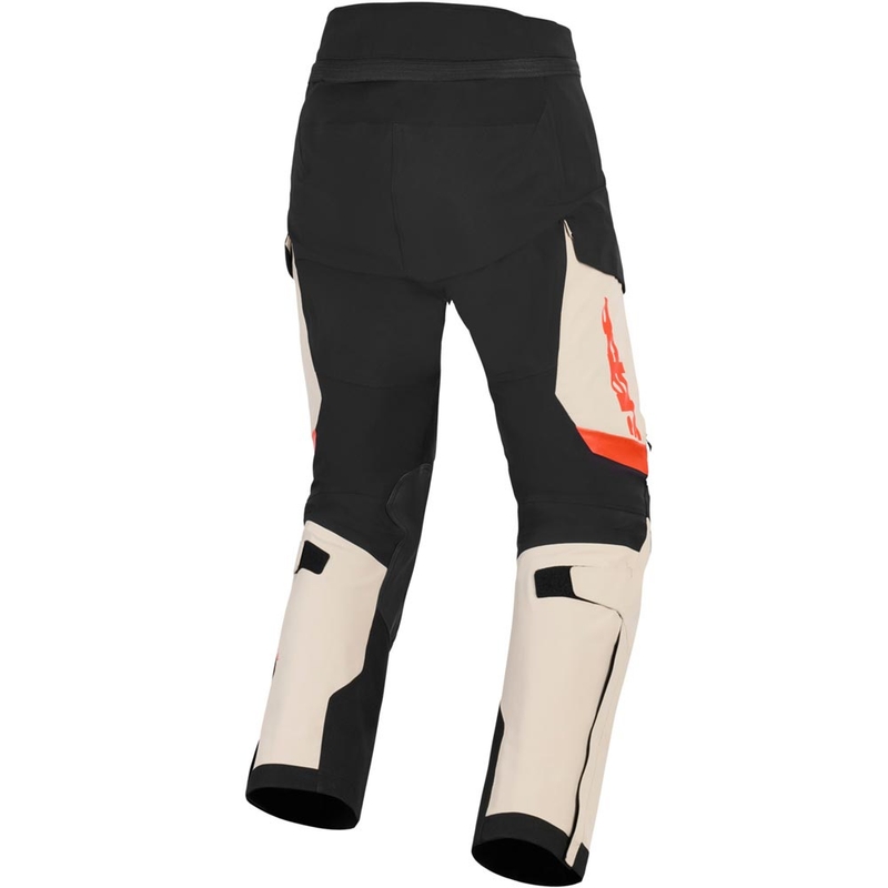Мото панталон Alpinestars Halo PRO Drystar XF, кремаво-черно-червен