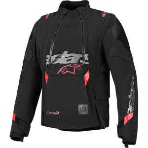 Мото яке Alpinestars Halo PRO Drystar XF черно-тъмносиво-червено