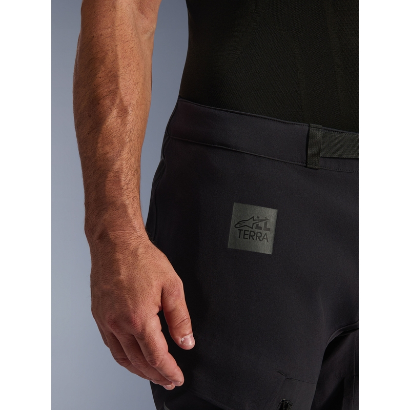 Мото панталон Alpinestars Halo PRO Drystar XF черно-тъмносиво-червено