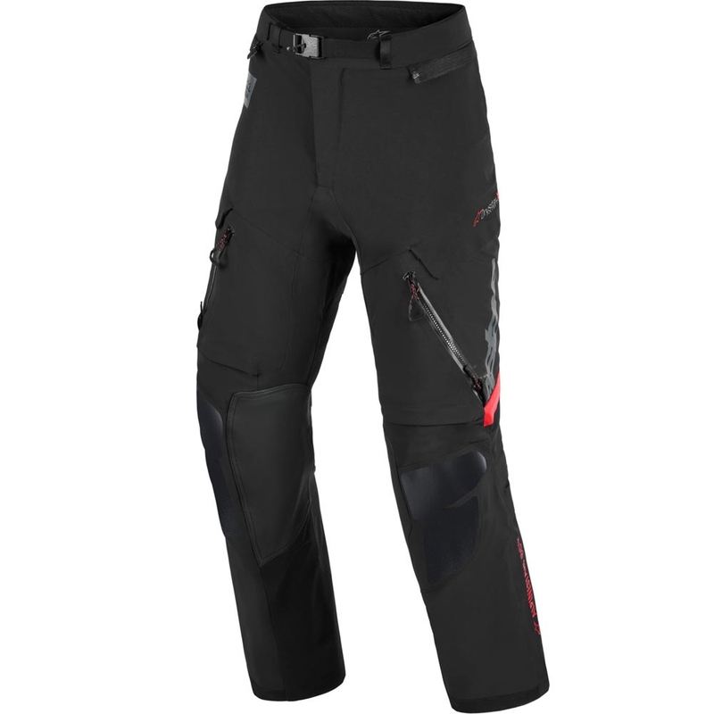 Мото панталон Alpinestars Halo PRO Drystar XF черно-тъмносиво-червено