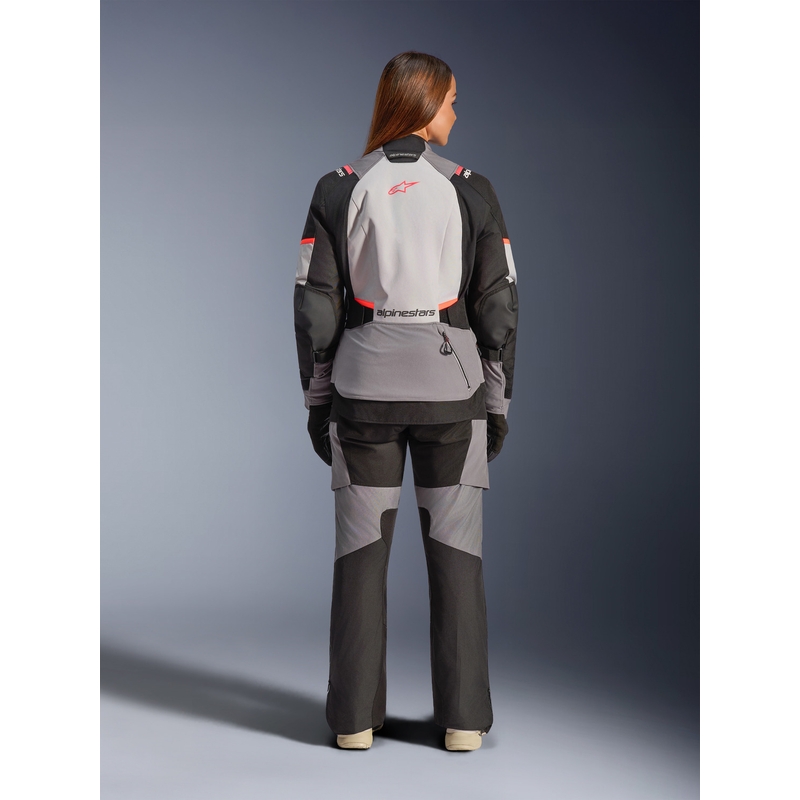 Дамско мотоциклетно яке Alpinestars Stella Andes V4 Drystar, тъмносиво-светлосиво-черно-червено