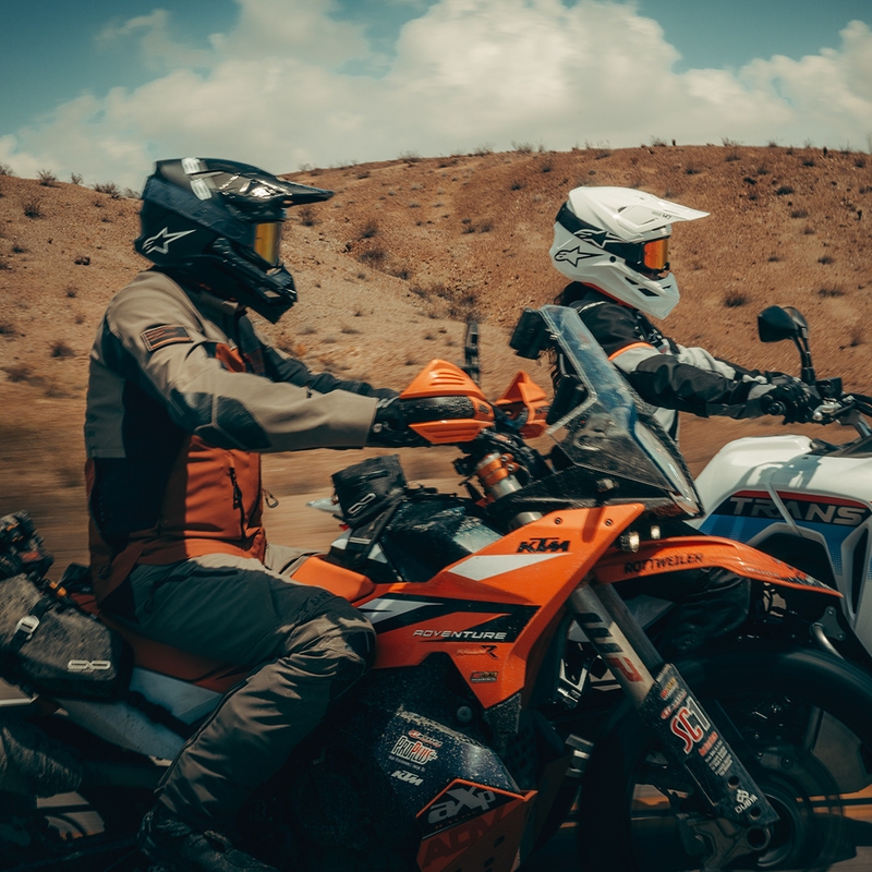 Мотоциклетно яке Alpinestars Andes V4 Drystar, светлокафяво-тъмнооранжево-черно