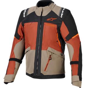 Мотоциклетно яке Alpinestars Andes V4 Drystar, светлокафяво-тъмнооранжево-черно