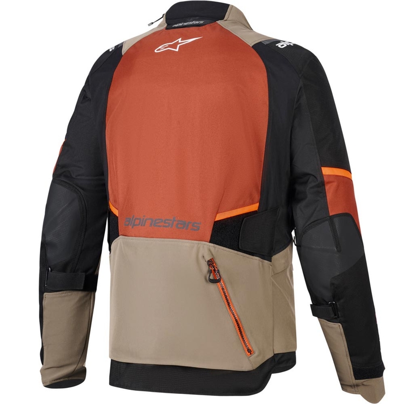 Мотоциклетно яке Alpinestars Andes V4 Drystar, светлокафяво-тъмнооранжево-черно