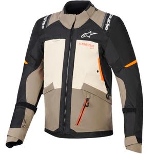 Мотоциклетно яке Alpinestars Andes V4 Drystar, кремаво-светлокафяво-черно-флуоресцентно оранжево