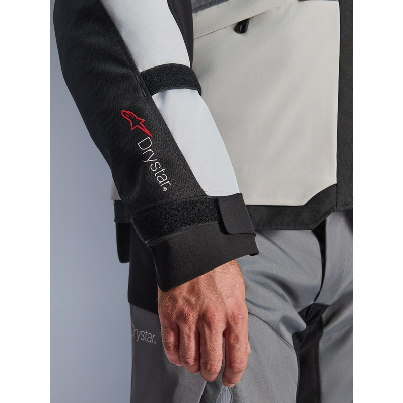 Мотоциклетно яке Alpinestars Andes V4 Drystar, тъмносиво-светлосиво-черно-флуоресцентно жълто