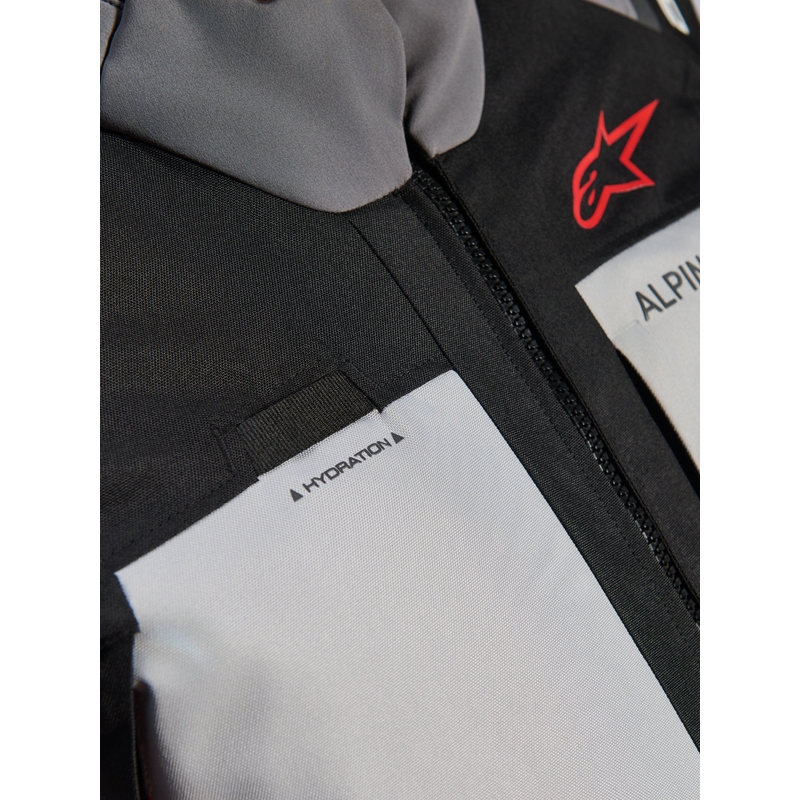 Мотоциклетно яке Alpinestars Andes V4 Drystar, тъмносиво-светлосиво-черно-червено
