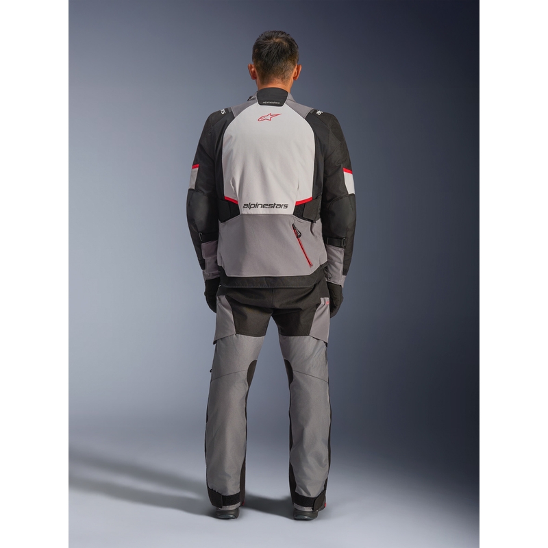 Мотоциклетно яке Alpinestars Andes V4 Drystar, тъмносиво-светлосиво-черно-червено