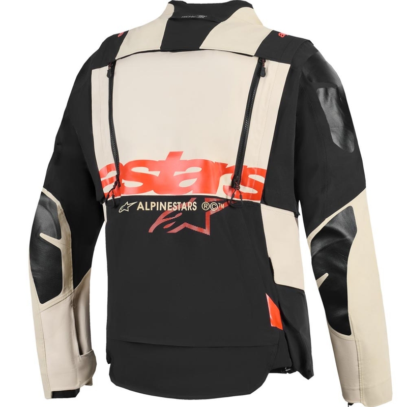 Мотоциклетно яке Alpinestars Halo PRO Drystar XF, кремаво-черно-червено