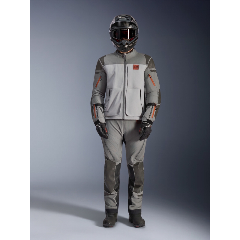 Мотоциклетно яке Alpinestars Nazca 3L Gore-Tex PRO, тъмносиво-светлосиво