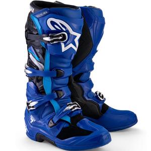 Мотокрос ботуши Alpinestars TECH 7 YAMAHA, колекция синьо-бяло-черно