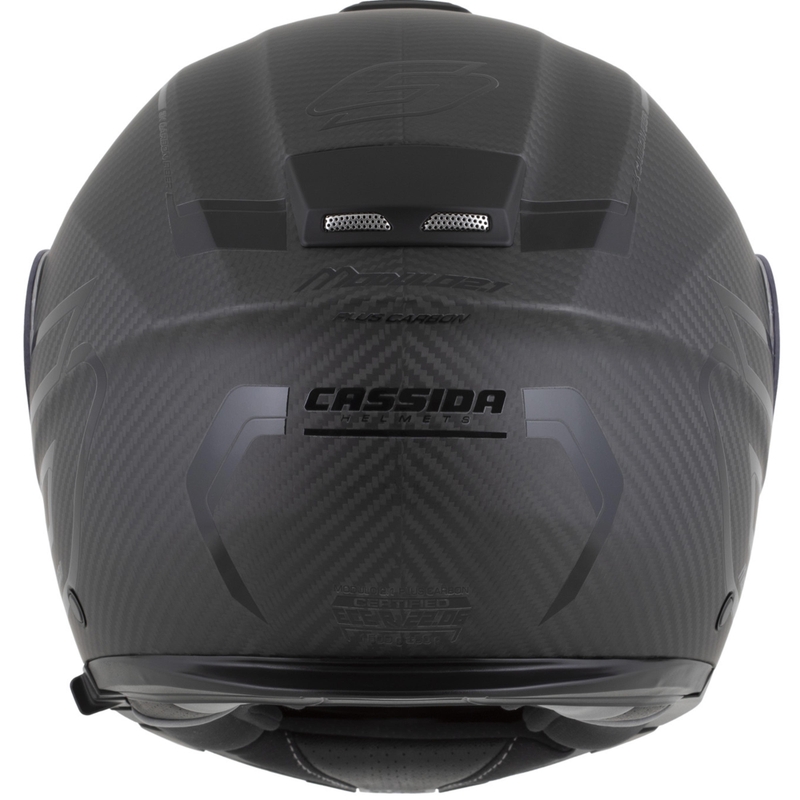 Мото каска Cassida Modulo 2.1 Plus Carbon BlackOut, матово черно