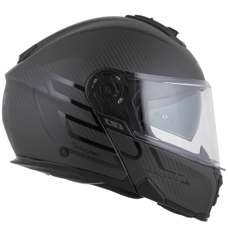 Мото каска Cassida Modulo 2.1 Plus Carbon BlackOut, матово черно