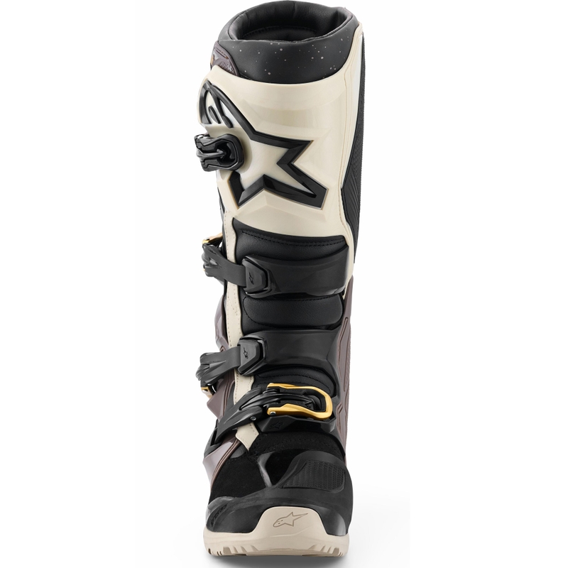 Мотоциклетни ботуши Alpinestars TECH 7 Enduro Drystar, черно-тъмносиво-златни