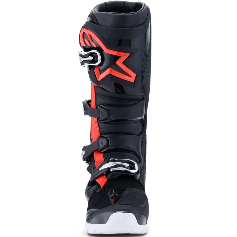 Мотоциклетни ботуши Alpinestars TECH 7 Enduro Drystar черно-флуоресцентно червено-бели