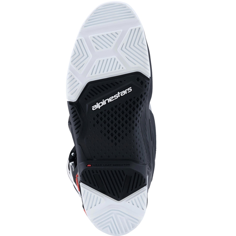 Мотоциклетни ботуши Alpinestars TECH 7 Enduro Drystar черно-флуоресцентно червено-бели