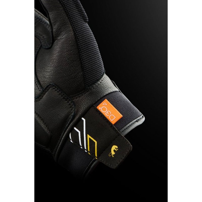 Дамски мотоциклетни ръкавици Furygan Jet Neon D3O® Evo, черно-златисти
