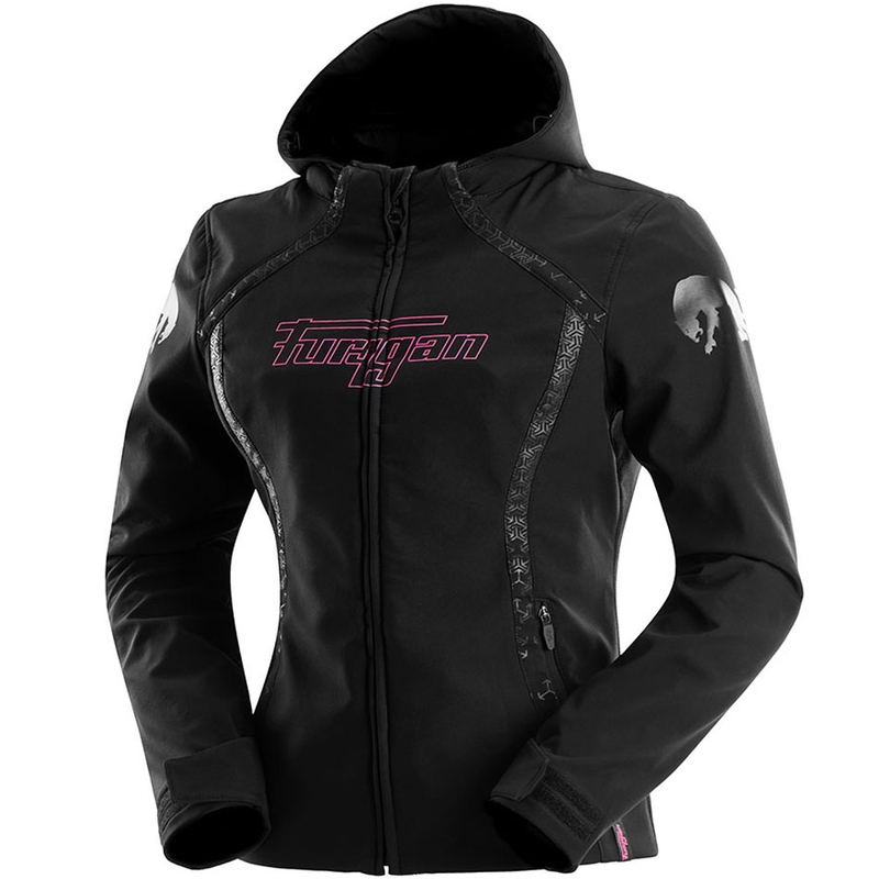 Дамско мотоциклетно яке Furygan Skye, черно-розово