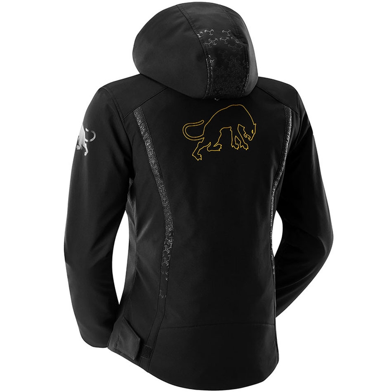 Дамско мотоциклетно яке Furygan Skye, черно-златистo