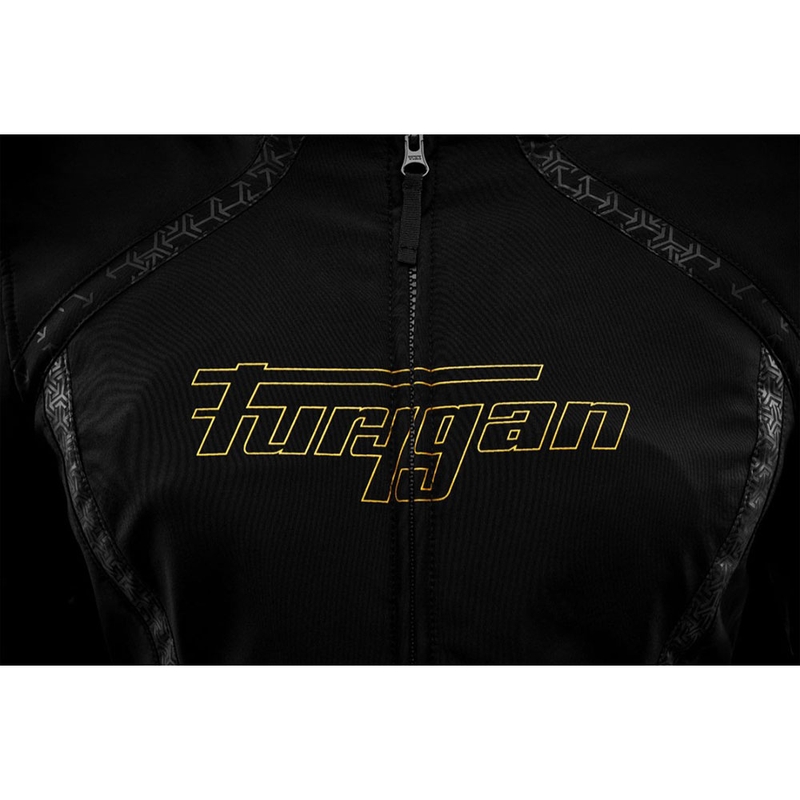 Дамско мотоциклетно яке Furygan Skye, черно-златистo