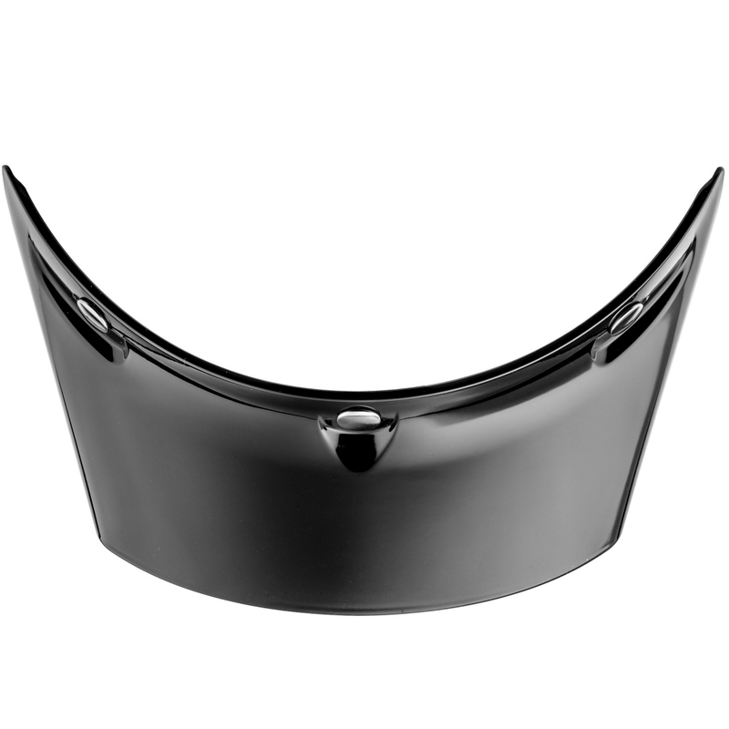 Козирка за мотоциклетна каска NOX Premium Seventy II, лъскаво черна