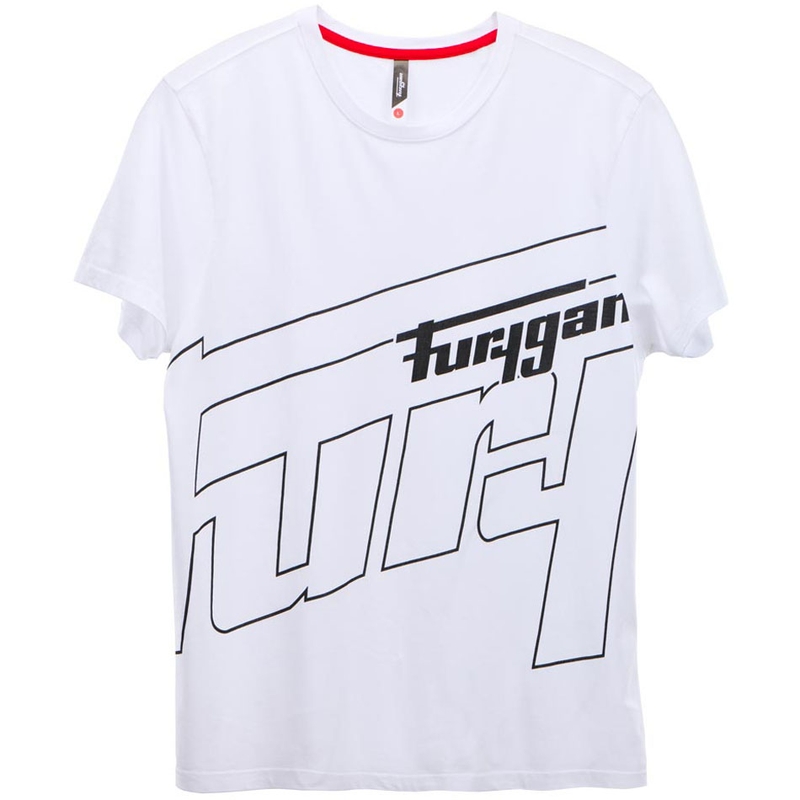 Тениска Furygan Rage бяло-черна