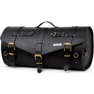 Кожен калъф за мотоциклет с ключалка RSA K183 черен