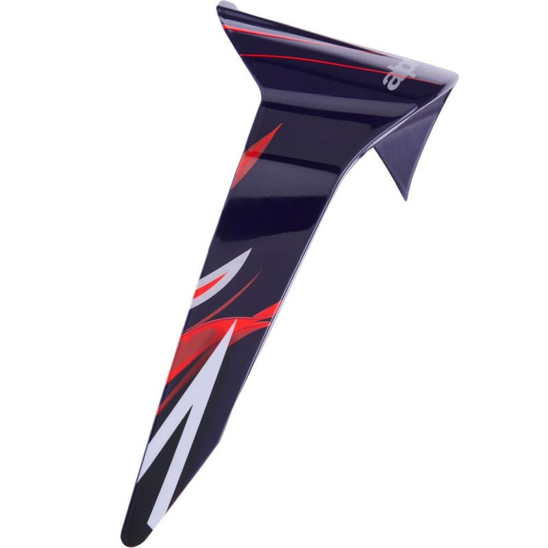 Аеродинамичен спойлер за мотоциклетни каски Alpinestars Supertech R10 FLYTE, стандартен профил, матово синьо-червено-бяло