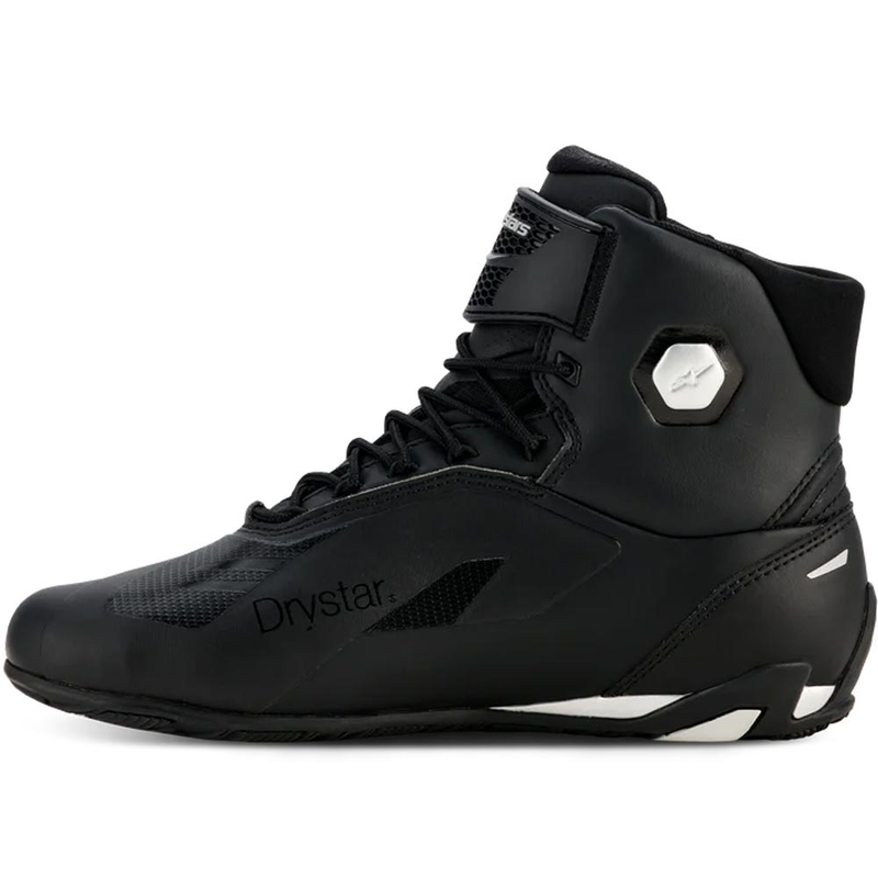 Дамски мотоциклетни ботуши Alpinestars Stella Faster-4 Drystar, черно-сребристи
