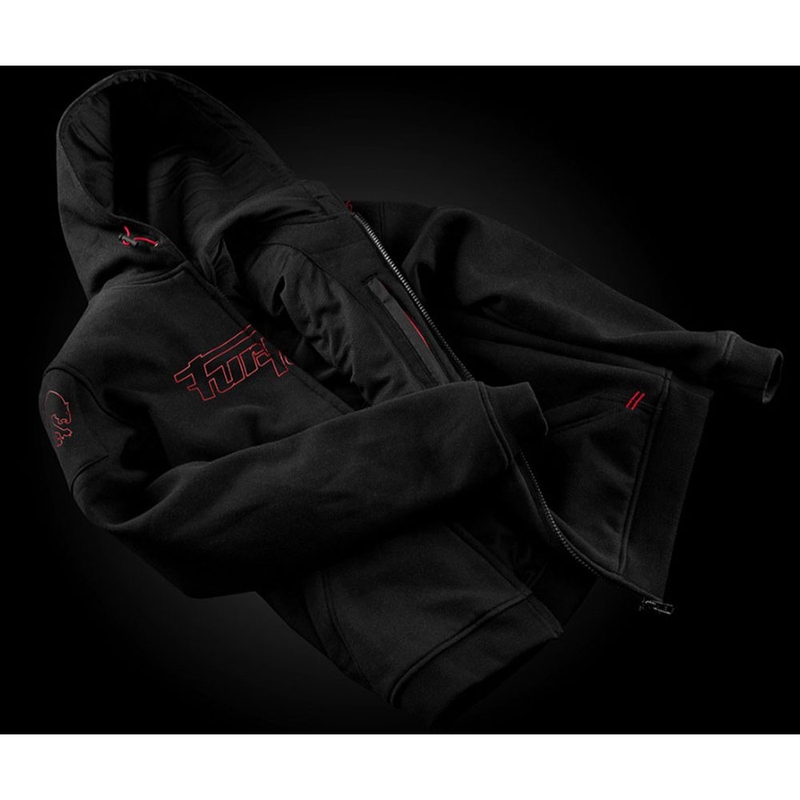 Мотоциклетно яке Furygan Livio X Kevlar® черно-червено