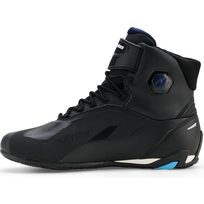 Мотоциклетни ботуши Alpinestars Faster-4 Drystar черно-синьо-бели