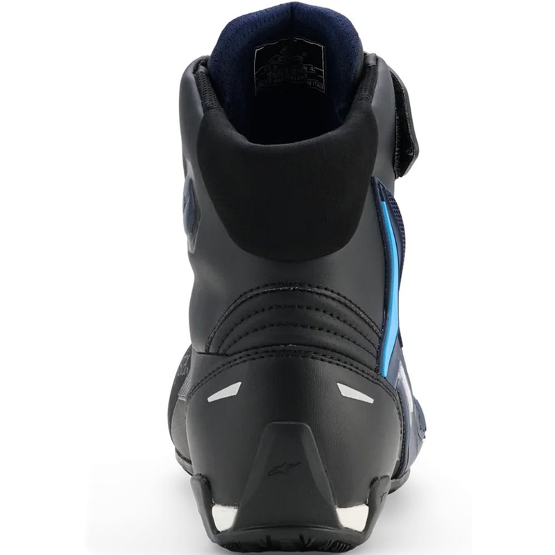 Мотоциклетни ботуши Alpinestars Faster-4 Drystar черно-синьо-бели