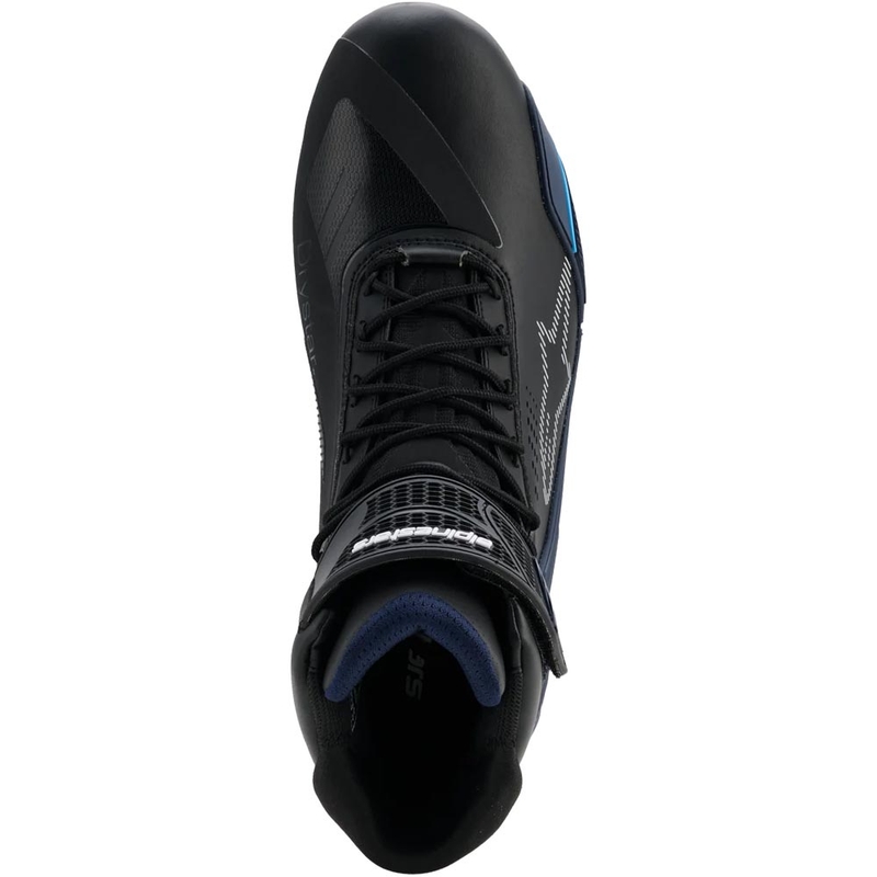 Мотоциклетни ботуши Alpinestars Faster-4 Drystar черно-синьо-бели