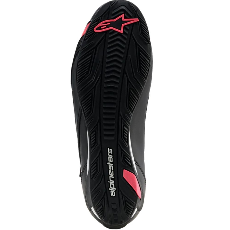 Дамски мотоциклетни ботуши Alpinestars Stella Faster-4 Drystar, черно-сиво-червено