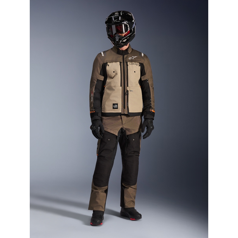 Мотоциклетно яке Alpinestars Cusco Drystar, кафяво-черно