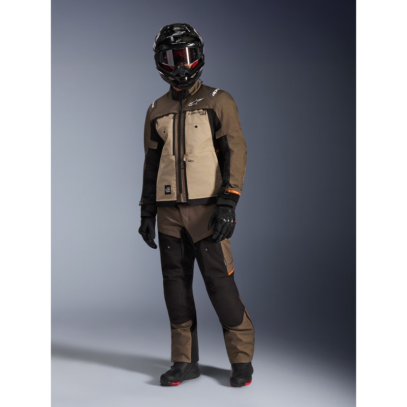 Мотоциклетно яке Alpinestars Cusco Drystar, кафяво-черно