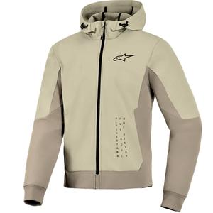 Alpinestars Radium Tech Hoodie пясъчно кафяв мотоциклетен суитшърт