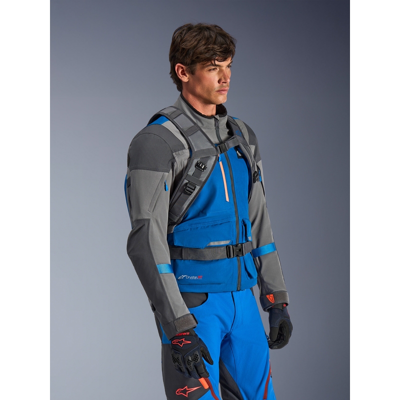 Раница за мотоциклет Alpinestars AT-15, тъмносиво-синьо, 15 л