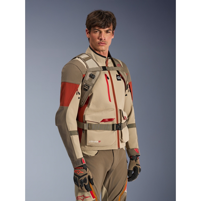 Раница за мотоциклет Alpinestars AT-15, пясъчно-оранжева, 15 л
