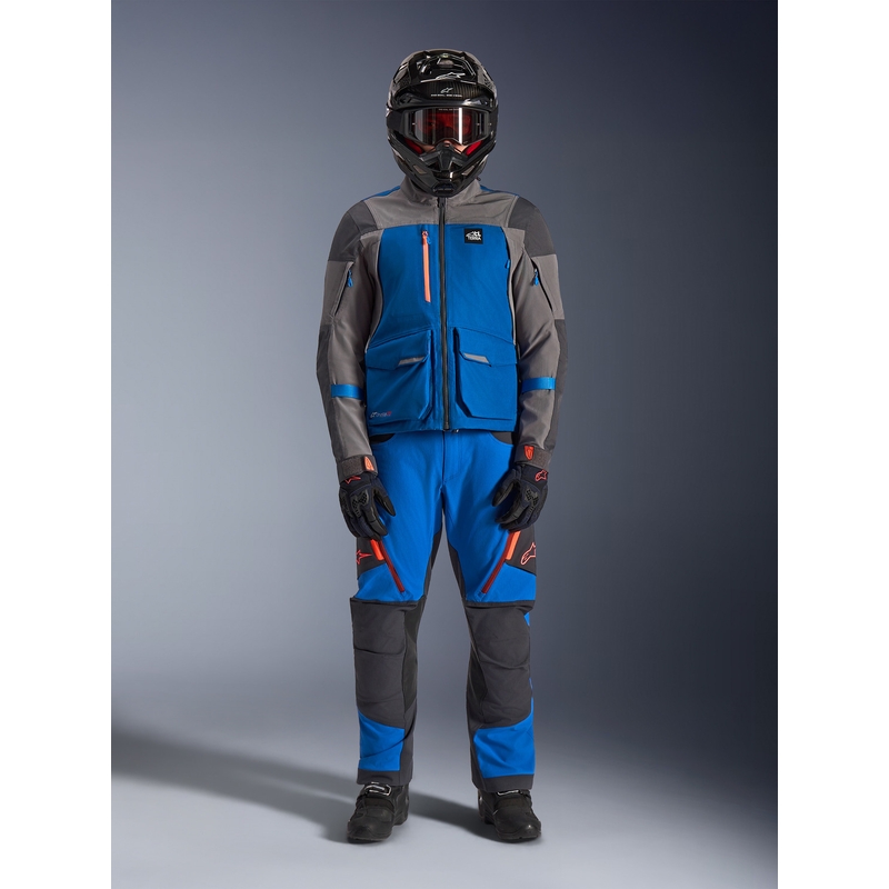 Мотоциклетно яке Alpinestars Maxdura Drystar XF, синьо-тъмносиво