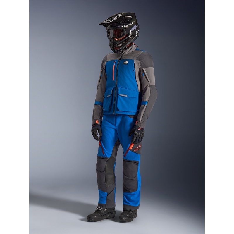 Мотоциклетно яке Alpinestars Maxdura Drystar XF, синьо-тъмносиво